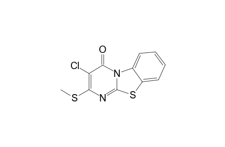 3-Chloranyl-2-methylsulfanyl-pyrimido[2,1-b][1,3]benzothiazol-4-one