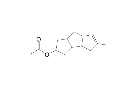 2,3,3a,3b,4,6a,7,7a-Octahydro-5-methyl-1H-cyclopenta[a]pentalen-2-ol acetate