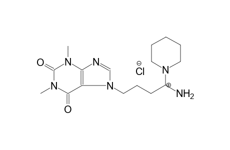 5-(1,3-dimethyl-2,6-dioxo-2,3,6,7-tetrahydro-1H-purin-7-yl)-2-(piperidin-1-yl)pentan-2-ylium chloride