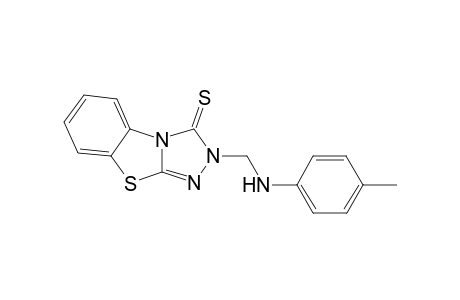 2-p-toludinomethyl-3-thion-1,2,4-triazolo[3,4-b]benzothiazole