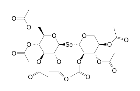beta-D-xylopyranosyl 1-seleno-beta-D-glucopyranoside, heptaacetate