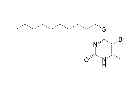 5-bromo-4-(decylthio)-6-methylpyrimidin-2(1H)-one