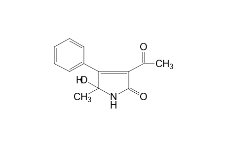 3-ACETYL-5-HYDROXY-5-METHYL-4-PHENYL-3-PYRROLIN-2-ONE