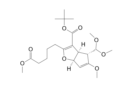 tert-Butyl (3a.alpha.,4.alpha.,6a.alpha.)-4-(dimethoxymethyl)-3a,6a,-dihydro-5-methoxy-2-(4-methoxycarbonylbutyl)-4H-cyclopenta[b]furan-3-carboxylate