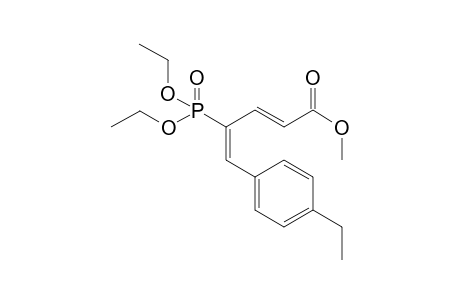 (1E,2E)-Diethyl-2-(4-ethylphenyl)-1-[(3-methoxycarbonyl)-prop-2-enyl]vinylphosphonate