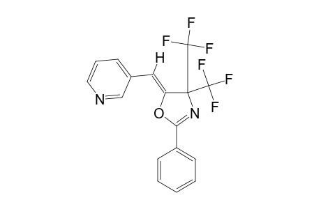 2-PHENYL-5-(Z)-(3-PYRIDINYLMETHYLENE)-4,4-BIS-(TRIFLUOROMETHYL)-2-OXAZOLINE