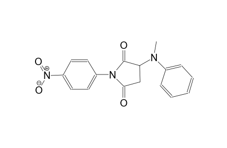 3-(methylanilino)-1-(4-nitrophenyl)-2,5-pyrrolidinedione