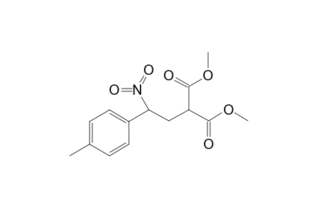 1-[3',3'-bis(Methoxycarbonyl)-1'-nitropropyl]-p-toluenebenzene