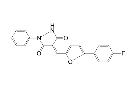 Pyrazolidine-3,5-dione, 4-[5-(4-fluorophenyl)-2-furfurylidene]-1-phenyl-