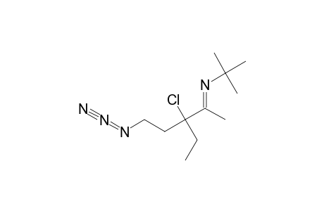 N-(5-Azido-3-chloro-3-ethyl-2-pentylidene)-tert-butylamine