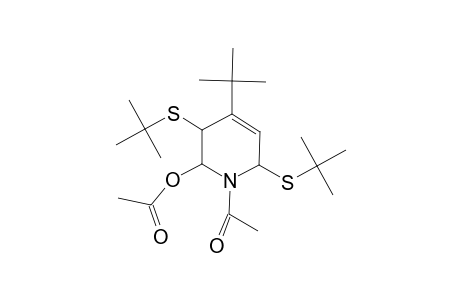 2-Pyridinol, 1-acetyl-4-tert-butyl-3,6-bis(tert-butylthio)-1,2,3,6-tetrahydro-, acetate (ester)