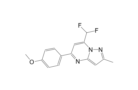 7-(difluoromethyl)-5-(4-methoxyphenyl)-2-methylpyrazolo[1,5-a]pyrimidine