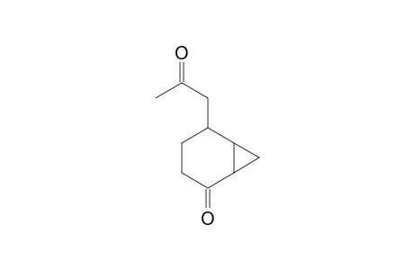5-(2-Oxopropyl)bicyclo[4.1.0]heptan-2-one