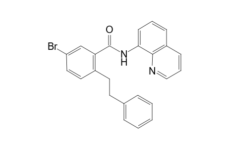 5-Bromo-2-phenethyl-N-(quinolin-8-yl)benzamide