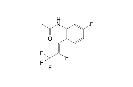 (Z)-N-(5-fluoro-2-(2,3,3,3-tetrafluoroprop-1-en-1-yl)phenyl)acetamide