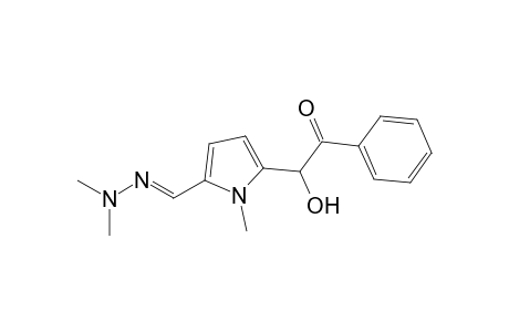 2-[5-[(E)-(dimethylhydrazinylidene)methyl]-1-methyl-2-pyrrolyl]-2-hydroxy-1-phenylethanone