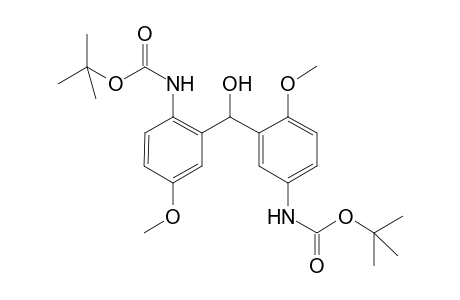 N-[2-[hydroxy-[2-methoxy-5-[[(2-methylpropan-2-yl)oxy-oxomethyl]amino]phenyl]methyl]-4-methoxyphenyl]carbamic acid tert-butyl ester