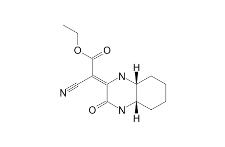 CIS-(Z)-3-(ALPHA-CYANO-ALPHA-ETHOXYCARBONYL-ETHYLENE)-OCTAHYDRO-2(1H)-QUINOXALINE