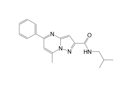 N-isobutyl-7-methyl-5-phenylpyrazolo[1,5-a]pyrimidine-2-carboxamide