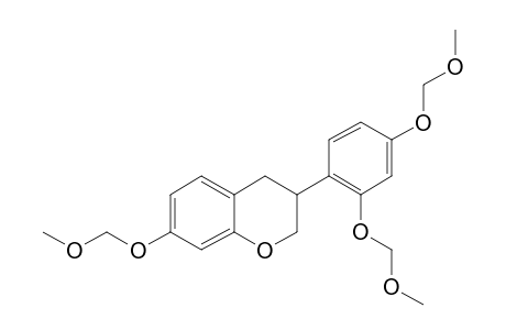(+/-)-3-[2,4-BIS-(METHOXYMETHOXY)-PHENYL]-3,4-DIHYDRO-7-(METHOXYMETHOXY)-2H-1-BENZOPYRANE