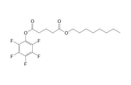 Glutaric acid, octyl pentafluorophenyl ester