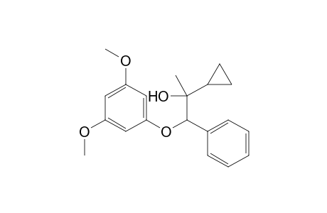 2-Cyclopropyl-1-(3,5-dimethoxyphenoxy)-1-phenylpropan-2-ol