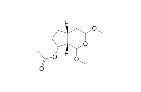 (1S,6R,9R)-9-Acetoxy-2,4-dimethoxy-3-oxa-bicyclo[4.3.0]nonane