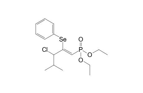 Diethyl[(Z)-3-Chloro-4-methyl-2-(phenylselanyl)-1-pentenyl]phosphonate