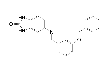 5-{[3-(benzyloxy)benzyl]amino}-1,3-dihydro-2H-benzimidazol-2-one