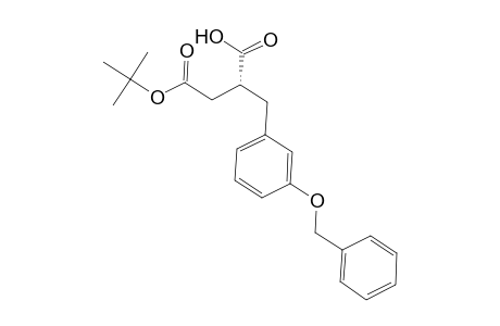 (3R)-2-[3-(Benzyloxy)benzyl]-4-tert-butoxy-4-oxobutanoic Acid