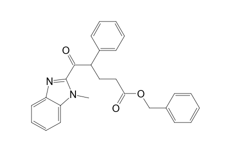 Benzyl 5-(1-methyl-1H-benzo[d]imidazol-2-yl)-5-oxo-4-phenylpentanoate