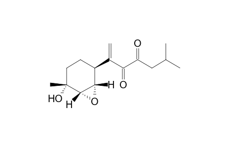 2-[(1S,2S,5R,6S)-5-hydroxy-5-methyl-7-oxabicyclo[4.1.0]heptan-2-yl]-6-methyl-1-heptene-3,4-dione