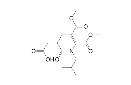 2-[1,2,3,4-Tetrahydro-5,6-bis(methoxycarbonyl)-1-(2-methylpropyl)-2-oxopyridin-3-yl]acetic Acid