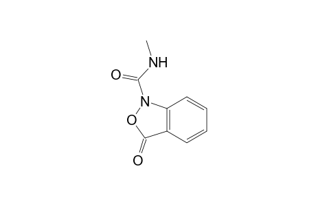 2,1-Benzisoxazole-1(3H)-carboxamide, N-methyl-3-oxo-