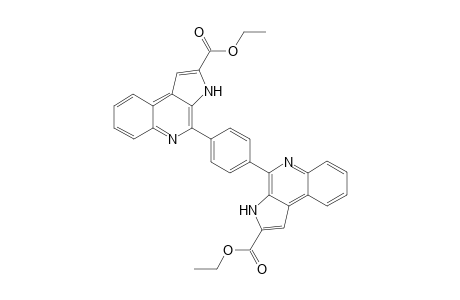1,4-Bis[2-(ethoxtcarbonyl)pyrrolo[2,3-c]quinoline]benzene