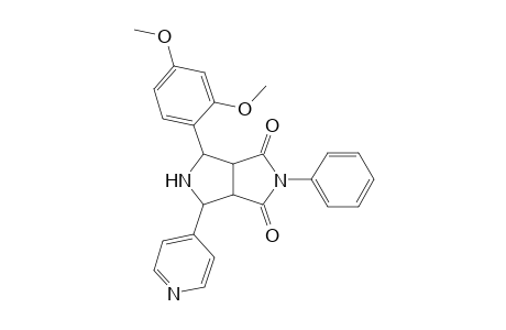 4-(2',4'-Dimethoxyphenyl)-2-(4'-pyridyl)-7-phenyl-6,8-dioxo-3,7-diazabicyclo[3.3.0]octane isomer