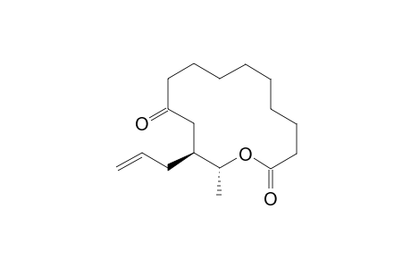 (12S,13R)-(-)-12-Allyl-10-oxa-13-tetradecanolide