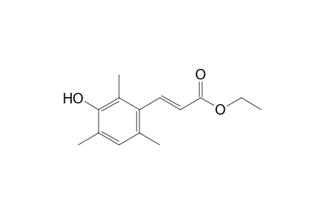 Ethyl 3-(3'-hydroxy-2',4',6'-trimethylphenyl)propenoate