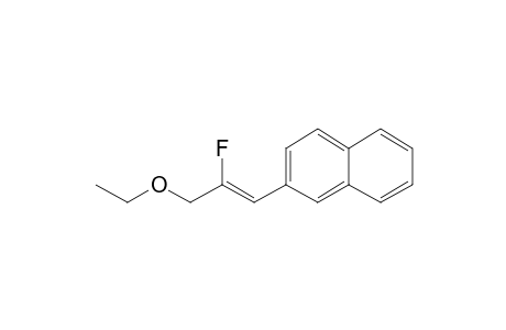 (Z)-2-Fluoro-3-ethoxy-1-(2'-naphthyl)propene