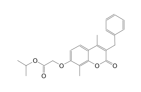 acetic acid, [[4,8-dimethyl-2-oxo-3-(phenylmethyl)-2H-1-benzopyran-7-yl]oxy]-, 1-methylethyl ester