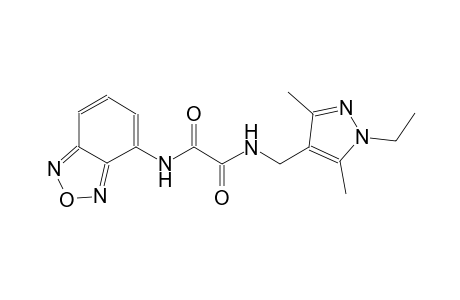 ethanediamide, N~1~-(2,1,3-benzoxadiazol-4-yl)-N~2~-[(1-ethyl-3,5-dimethyl-1H-pyrazol-4-yl)methyl]-