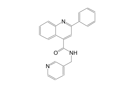 2-phenyl-N-(3-pyridinylmethyl)-4-quinolinecarboxamide