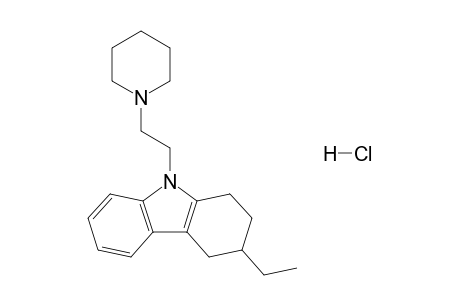 9-[2'-(1"-Piperidyl)ethyl]-3-ethyl-1,2,3,4-tetrahydrocarbazole - hydrochloride