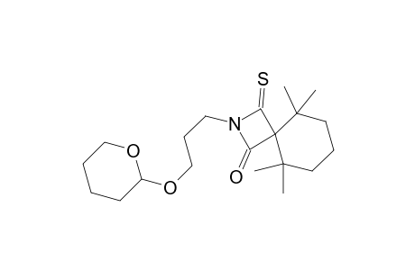 2-Azaspiro[3.5]nonan-1-one, 5,5,9,9-tetramethyl-2-[3-[(tetrahydro-2H-pyran-2-yl)oxy]propyl]-3-thioxo-