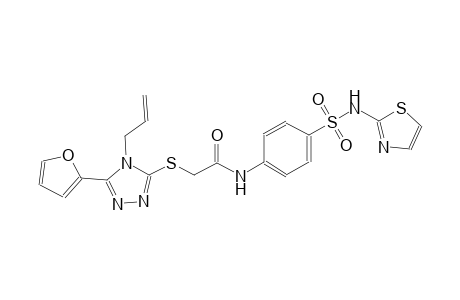 acetamide, 2-[[5-(2-furanyl)-4-(2-propenyl)-4H-1,2,4-triazol-3-yl]thio]-N-[4-[(2-thiazolylamino)sulfonyl]phenyl]-