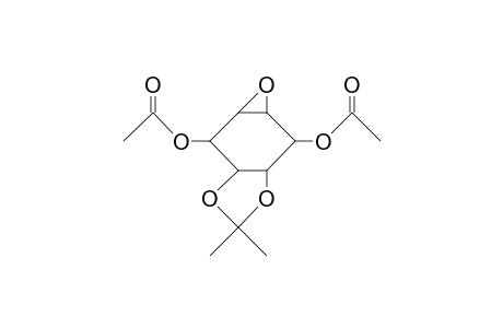 3,4-O-Isopropylidene-(1a,2b,3a,4a,5b,6A)-7-oxa-bicyclo(4.1.0)heptane-2,3,4,5-tetraol 2,5-diacetate