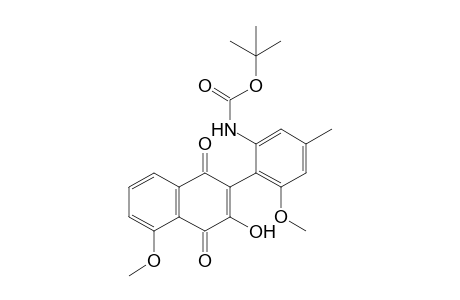 2-[2-[(tert-Butoxycarbonyl)amino]-6-methoxy-4-methylphenyl]-3-hydroxy-5-methoxy-1,4-naphthoquinone