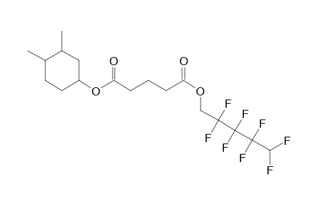 Glutaric acid, 3,4-dimethylcyclohexyl 2,2,3,3,4,4,5,5-octafluoropentyl ester