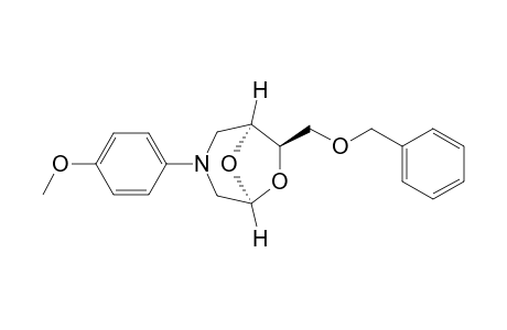 (1S,5S,7R)-7-Benzyloxymethyl-3-(4-methoxyphenyl)-6,8-dioxa-3-azabicyclo[3.2.1]octane