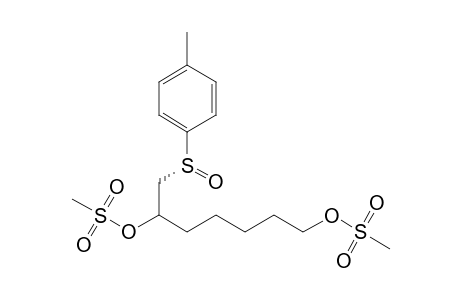 7-[(R)-(Tolylsulfinyl)]-6-[(methylsulfonyl)oxy]heptyl methanesulfonate